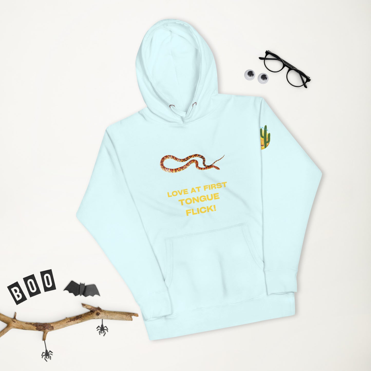 Love at First Tongue Flick Corn Snake Hoodie