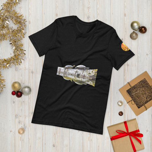 Turtles on a log T-shirt