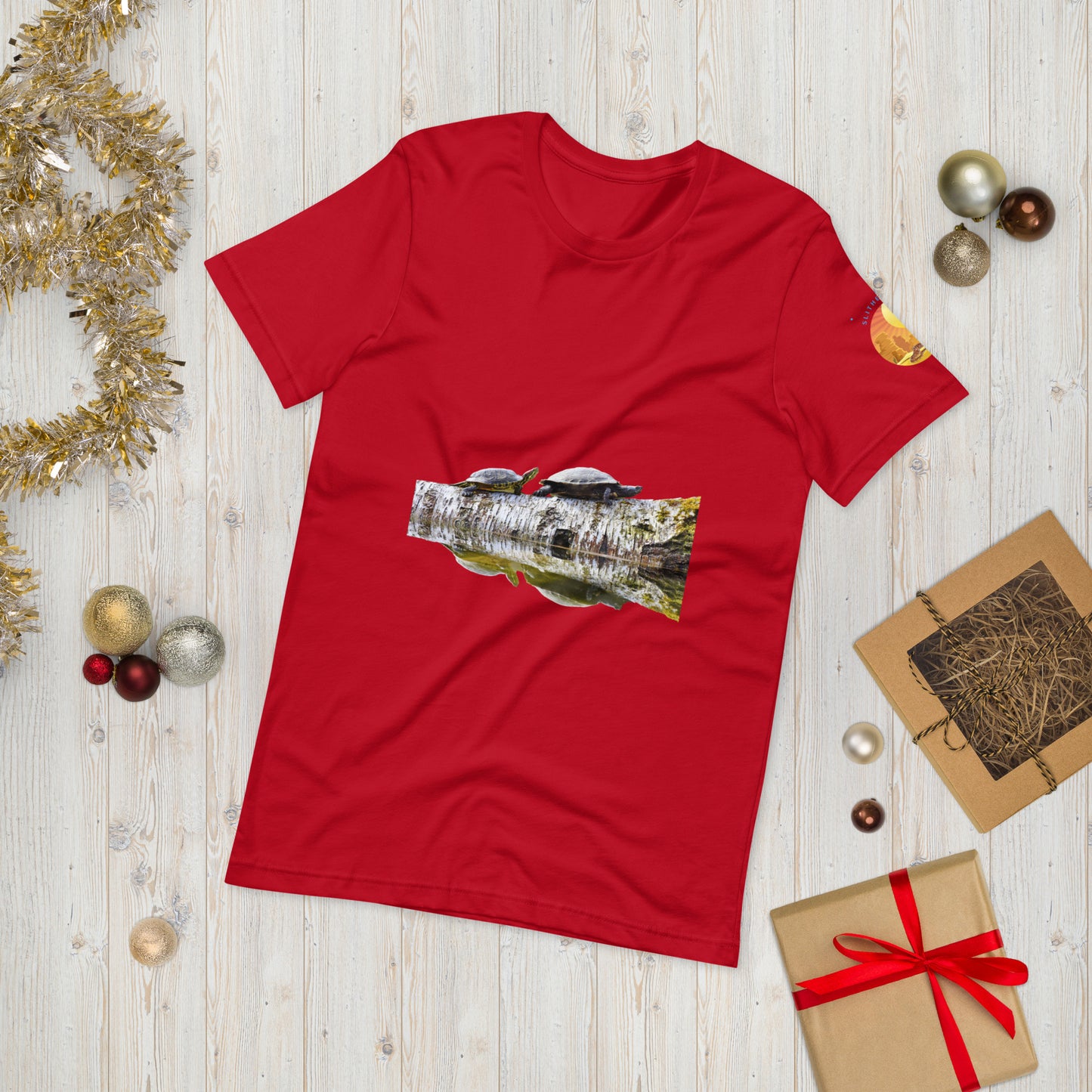 Turtles on a log T-shirt