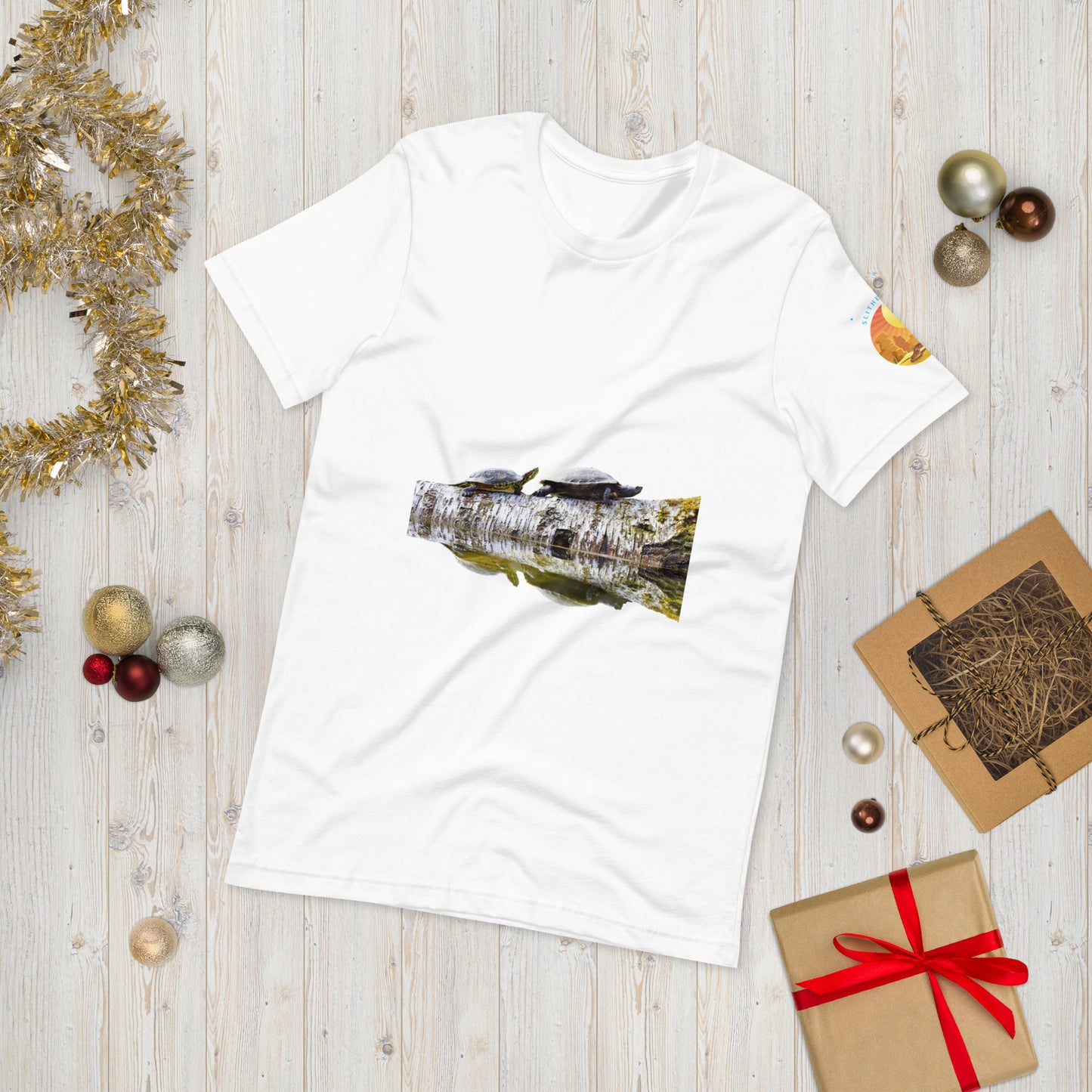 Turtles on a log T-shirt